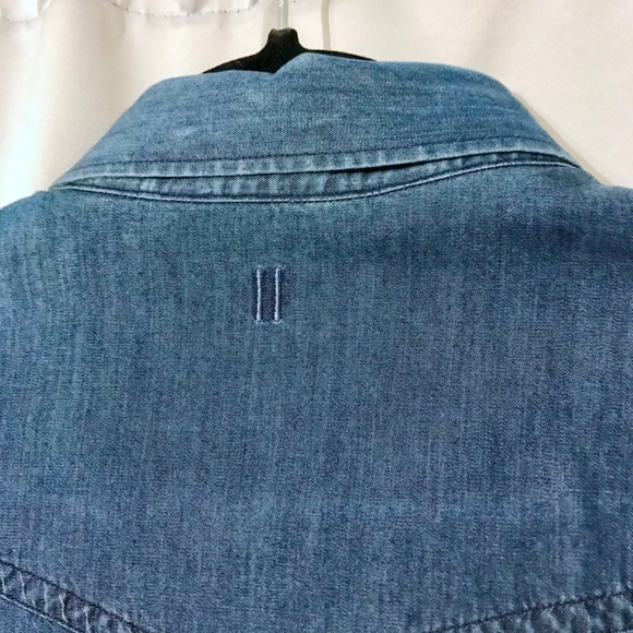 Neil Barrett Denim Look Cotton Rayon Blend Shirt - Picture 4 of 6